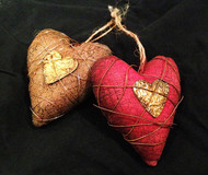 Decorative Fabric Hearts